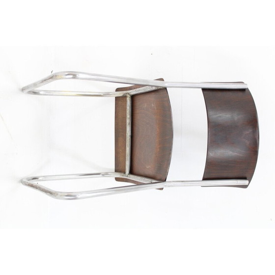 Image 1 of Vintage Bauhaus tubular chair in beech plywood, 1930