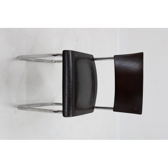 Image 1 of Vintage Bauhaus tubular chair in beech plywood, 1930