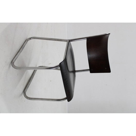 Image 1 of Vintage Bauhaus tubular chair in beech plywood, 1930