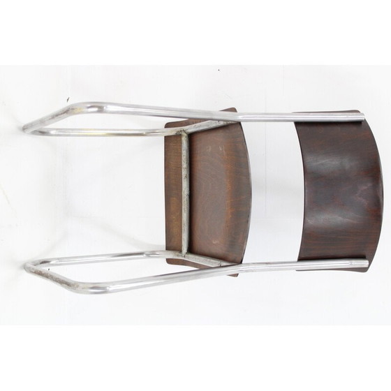 Image 1 of Vintage Bauhaus tubular chair in beech plywood, 1930