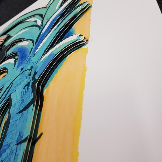 Image 1 of Bach, Elvira - Under the palm tree - 3D construction - Hand signed