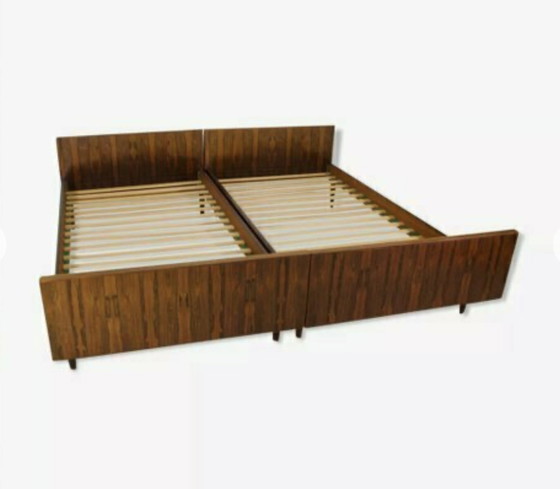 Image 1 of Rosewood Beds By Sannemanans Furniture Factory, 1970S, Set Of 2