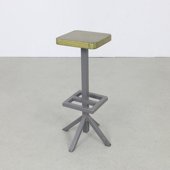 Image 1 of Set of 5 vintage industrial bar stools, 1970