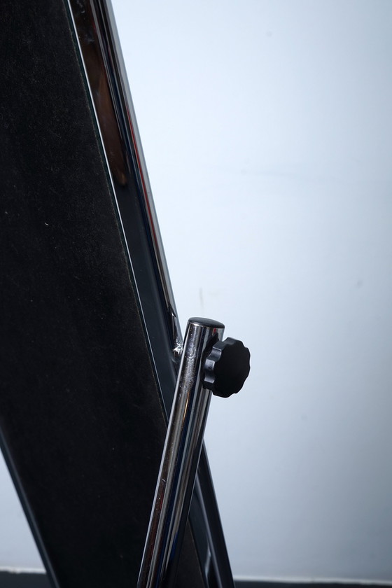 Image 1 of Vintage chrome mirror from Boden Spiegel & Co, 1970s