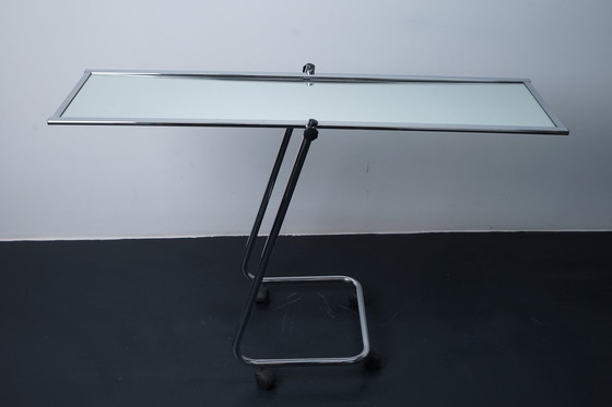 Image 1 of Vintage chrome mirror from Boden Spiegel & Co, 1970s