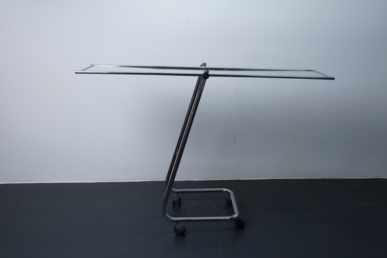 Image 1 of Vintage chrome mirror from Boden Spiegel & Co, 1970s