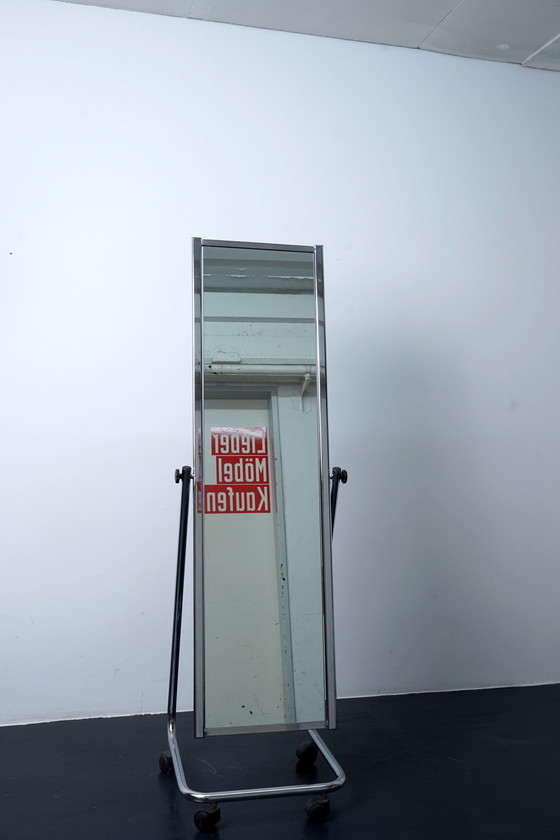 Image 1 of Miroir chromé vintage de Boden Spiegel & Co, années 1970