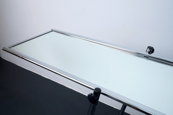 Image 1 of Vintage chrome mirror from Boden Spiegel & Co, 1970s