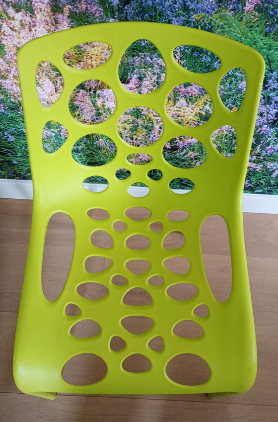 Image 1 of 4 X Calligaris Hero Fresh Green Chairs