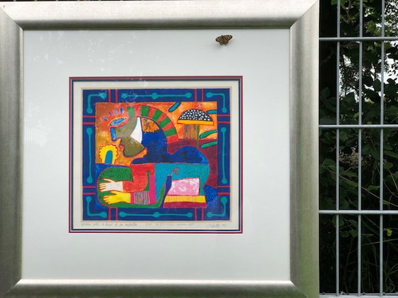 Image 1 of Clemens Briels, Woman with a kind of umbrella