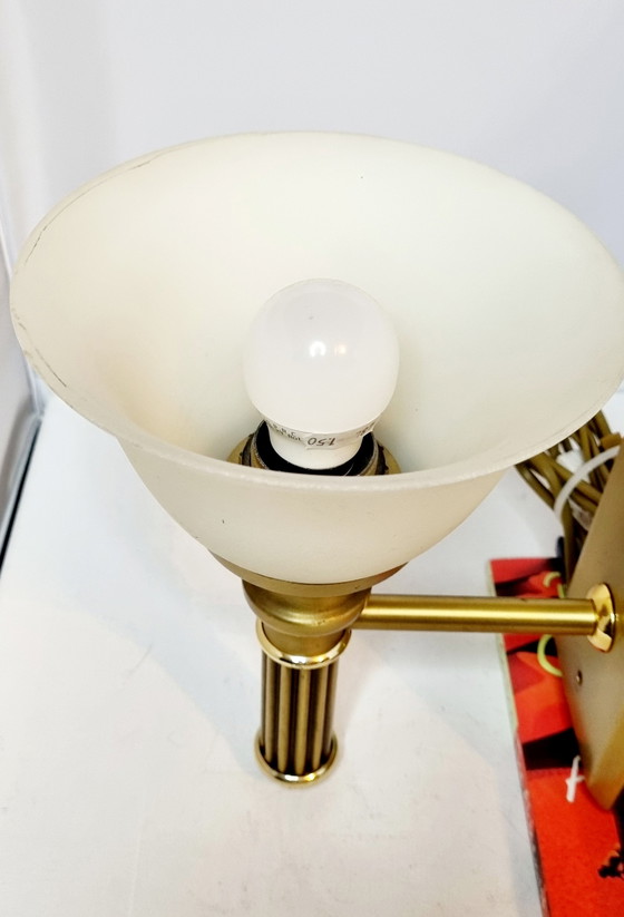 Image 1 of Lampada da parete vintage in ottone