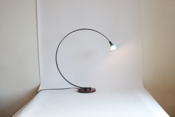 Image 1 of Optelma postmodern arc shaped desk lamp, Switzerland 1980S