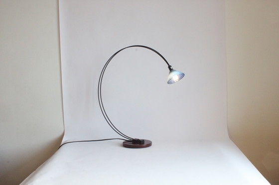 Image 1 of Optelma postmodern arc shaped desk lamp, Switzerland 1980S