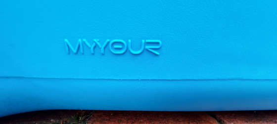 Image 1 of Myyour garden bench plastic blue.