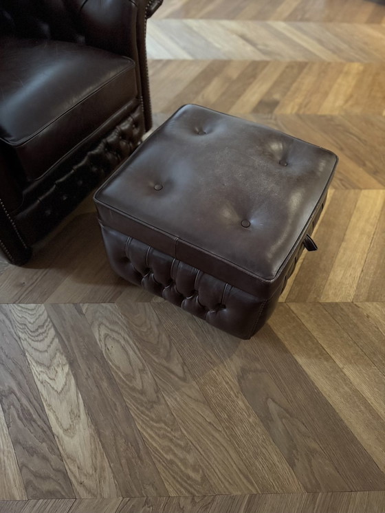 Image 1 of Chesterfield Footstool / Hocker