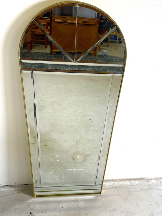 Image 1 of Schöninger Arch Mirror With Gold Brass Frame