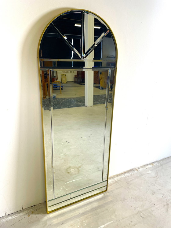 Image 1 of Schöninger Arch Mirror With Gold Brass Frame