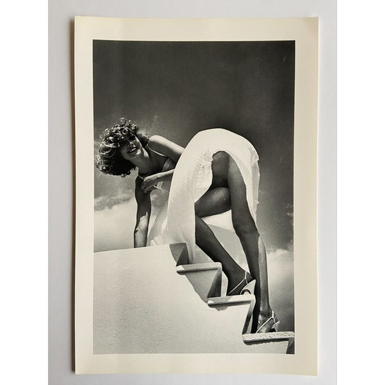 Image 1 of Vintage photo-lithograph St Jean Cap Ferrat by Helmut Newton, 1980
