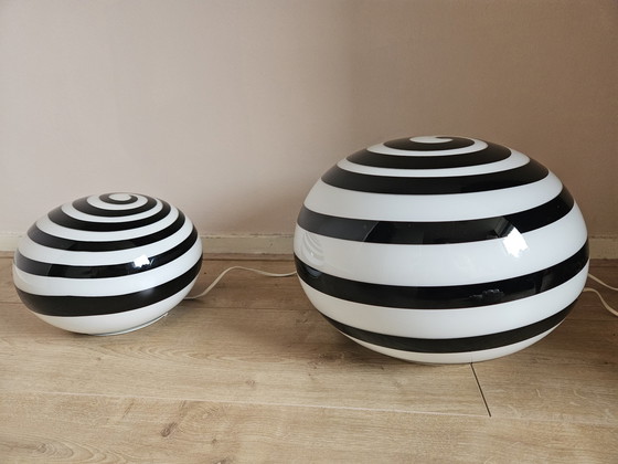 Image 1 of 2 Ilu Di Vetro Swirl Lamps