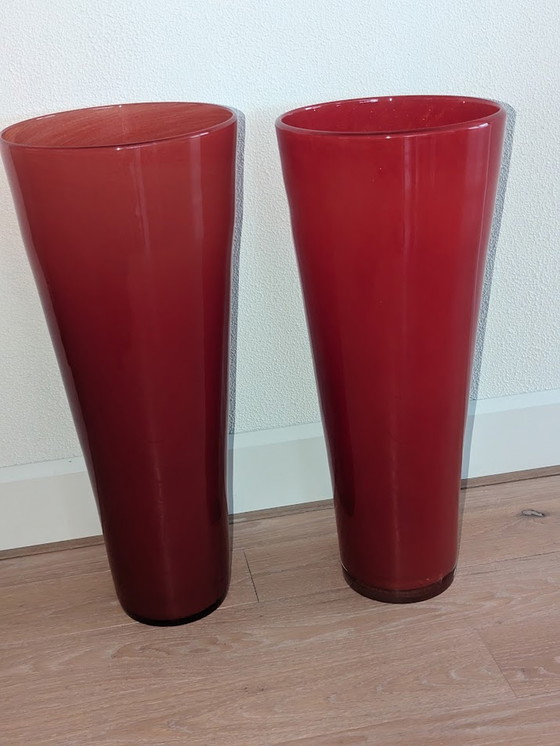 Image 1 of 2x Jan de Bouvrie vases