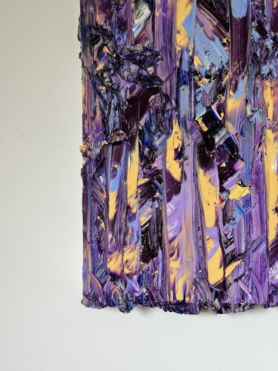 Image 1 of Peter Waterschoot - abstract purple composition