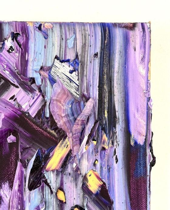 Image 1 of Peter Waterschoot - abstract purple composition