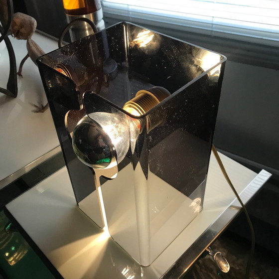 Image 1 of Vintage Table Lamp - V. Smoked Grey - Space Age - 1970