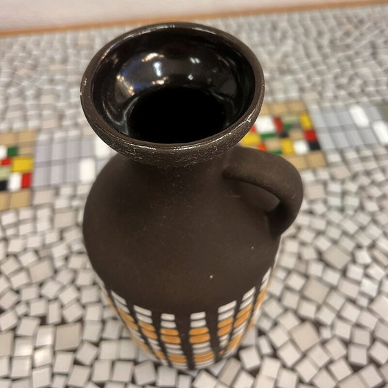 Image 1 of Vaso in ceramica d'epoca tipo 1302 con manico per Strehla Keramik, Germania 1970