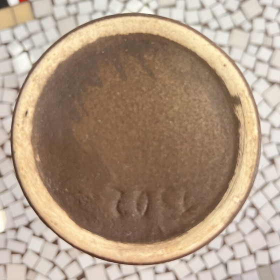 Image 1 of Vaso in ceramica d'epoca tipo 1302 con manico per Strehla Keramik, Germania 1970