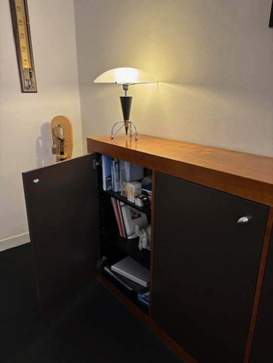 Image 1 of Desk (B250Xd115Xh74) And Low Cupboard (B316Xd40Xh109)