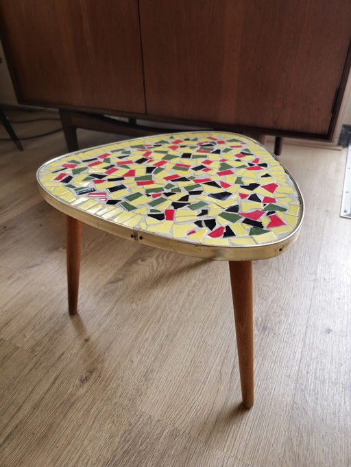 Vintage Mosaic Side Table 