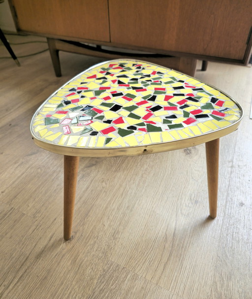 Vintage Mosaic Side Table 