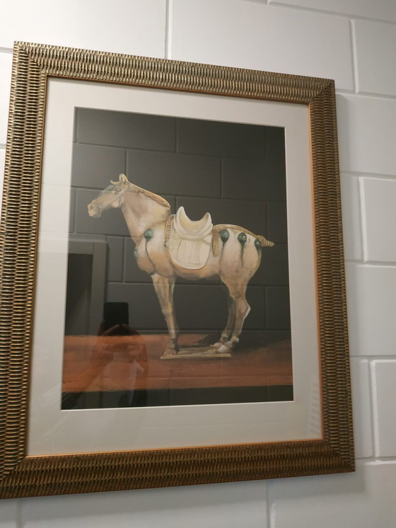 Image 1 of Arte murale danese G&amp;C Interiors (ritratti di cavalli Tang).