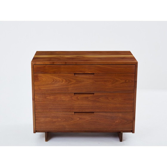 Image 1 of Vintage American black walnut chest of drawers by George Nakashima, 1955
