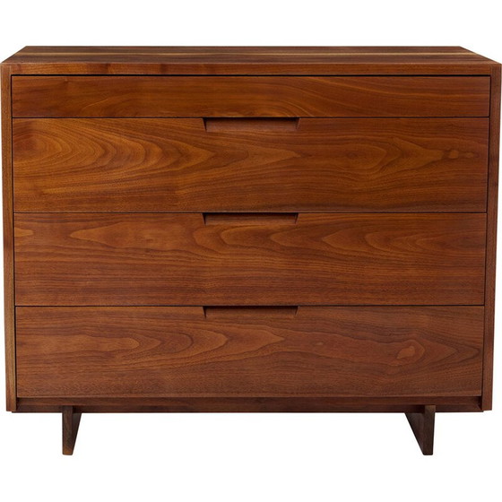 Image 1 of Vintage American black walnut chest of drawers by George Nakashima, 1955