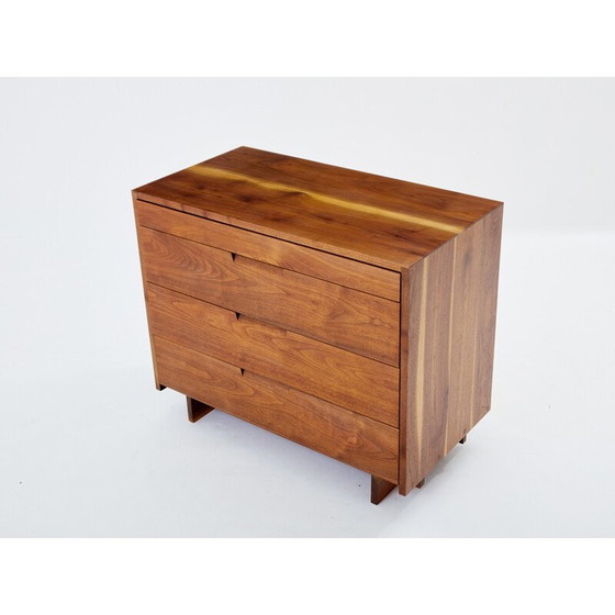 Image 1 of Vintage American black walnut chest of drawers by George Nakashima, 1955