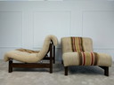 2x Vintage armchairs
