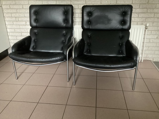 Image 1 of 2 X Spectrum Nagoya Armchairs, Design Martin Visser