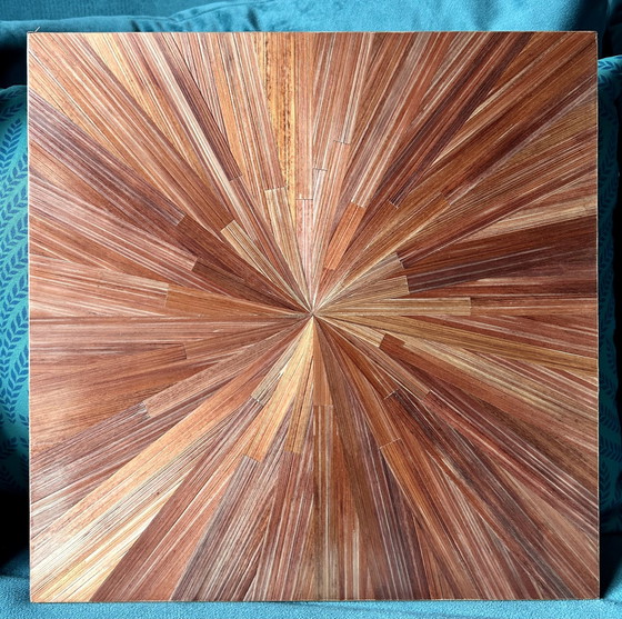 Image 1 of Table Marqueterie de Paille