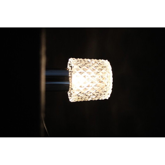Image 1 of Vintage glass table lamp by Kamenicky Senov, Czechoslovakia 1970