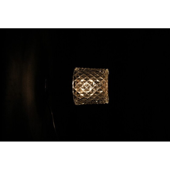 Image 1 of Vintage glass table lamp by Kamenicky Senov, Czechoslovakia 1970