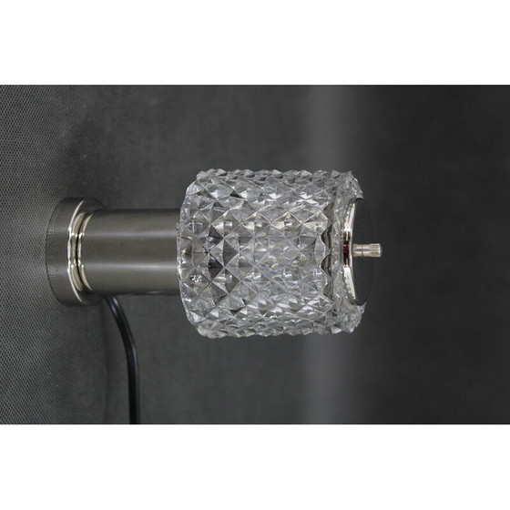 Image 1 of Vintage glass table lamp by Kamenicky Senov, Czechoslovakia 1970