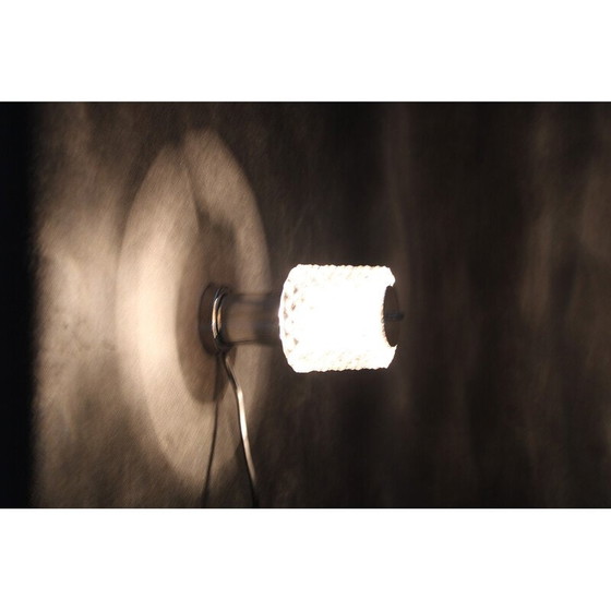 Image 1 of Vintage glass table lamp by Kamenicky Senov, Czechoslovakia 1970