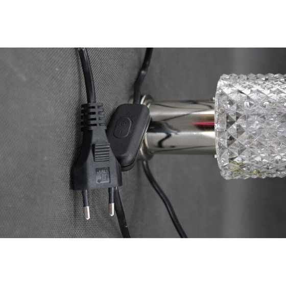 Image 1 of Vintage glass table lamp by Kamenicky Senov, Czechoslovakia 1970