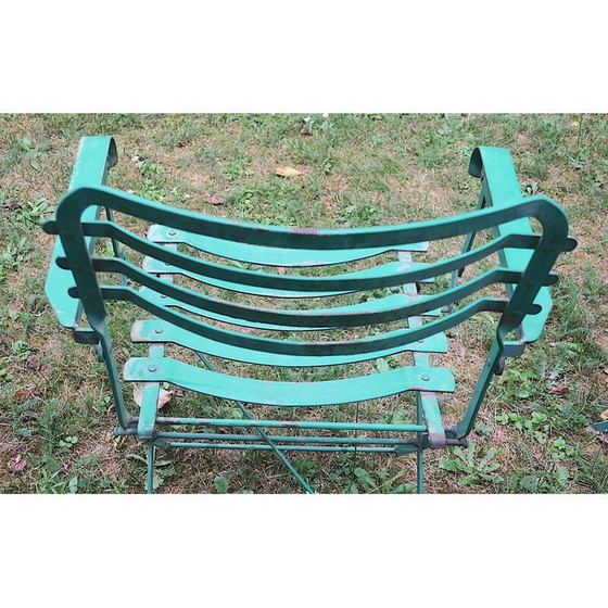 Image 1 of Coppia di poltrone da giardino in ferro vintage, 1920