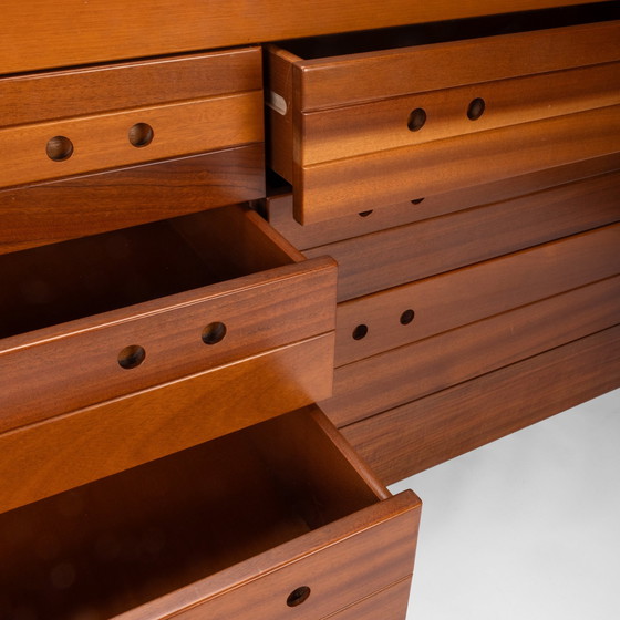 Image 1 of Brazilian Canaletto Walnut Veneer Chest of Drawers