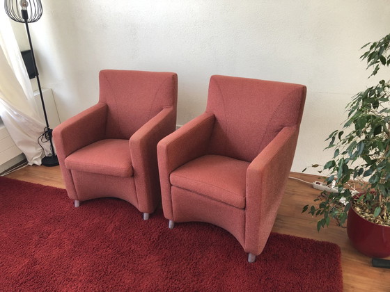 Image 1 of 2x Leolux Dolcinea Armchairs