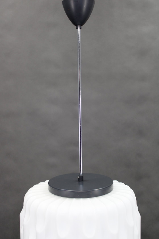 Image 1 of Lampada a sospensione in vetro anni '70, Cecoslovacchia 