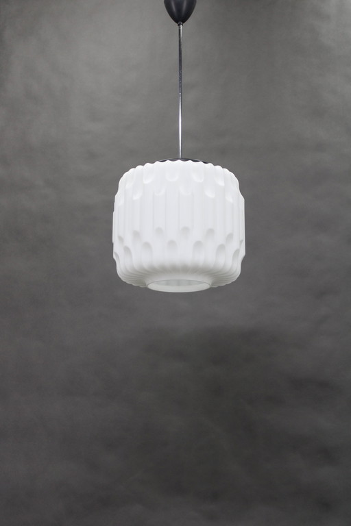 1970S Glass Pendant Light, Czechoslovakia 