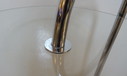 Tjord Bjorklund side table glass / chrome